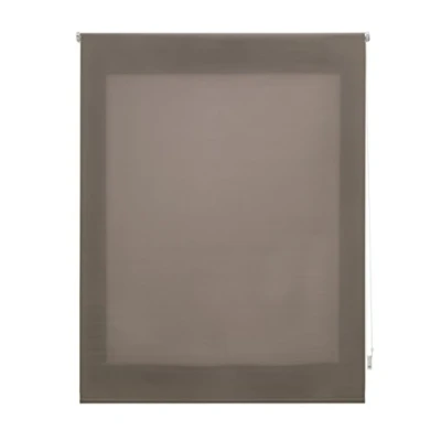 Imagen de Uniestor Liso Estor enrollable translúcido Marrón, 160 x 175 cm (Ancho por Alto). Tamaño de la Tela 157 170 cm. Estores para ventanas