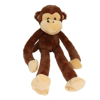 Imagen de Multipet Swingin Safari Monkey Juguete de Peluche Grande 45,9 cm con Brazos y piernas Extra Largos chirriadores