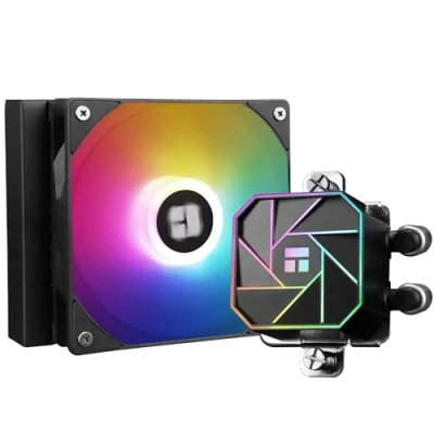 Imagen de Enfriador de procesador Thermalright AQUA ELITE 120 V3 Aio,120 filas refrigeración líquida,para Intel LGA1155/1200/2011/1700, AMD:AM4/AM5,enfriador PC Aio