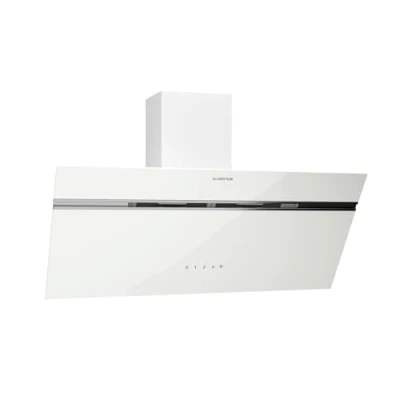 Imagen de KLARSTEIN Alina Campana Extractora 80cm Decorativa, 600 m3/h, Clase A, LED, 69 dB, Recirculación &amp; Extracción, Control Táctil, Blanco