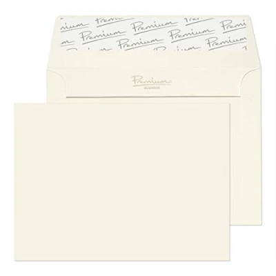Imagen de Blake Business 114 x 162 mm 120 gsm Cartera Despegar y sellar (39154) High White Laid, Paquete de 500
