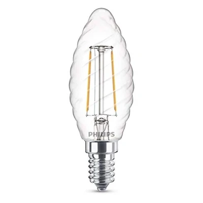 Imagen de Philips Lighting Luz led E14, 2 W, Claro, 3.5 x 9.7 cm