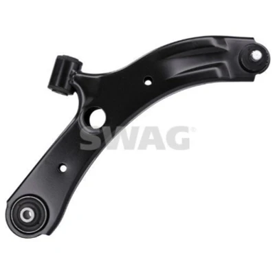 Imagen de SWAG 84 92 9932 Barra oscilante, suspensión de ruedas con apoyo Eje delantero, derecha Brazo oscilante transversal Chapa acero SUZUKI: SWIFT 3