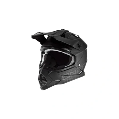 Imagen de O&#039;NEAL Casco de Motocross Motocicleta MX Enduro Carcasa ABS, Norma Seguridad ECE 22.05, Ventilaciones para una óptima ventilación y refrigeración 2SRS Plano Adulto Negro Talla L