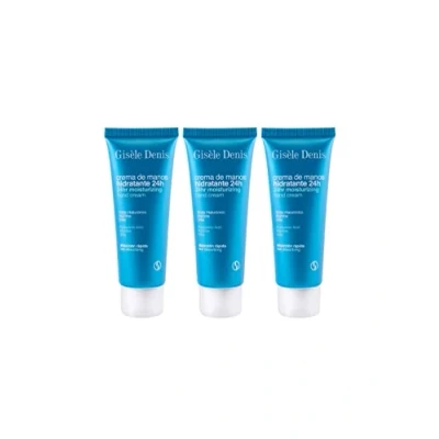 Imagen de GISÈLE DENIS Crema de Manos Hidratante 24 horas, 3x75 ml, con Ácido Hialurónico, Arginia y Urea, Absorción Rápida, Hidratación Suavidad, Fórmula Innovadora, Textura Suave