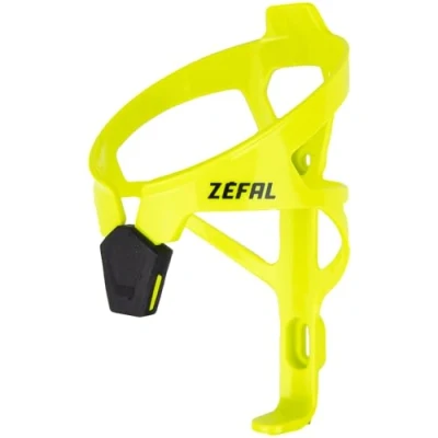 Imagen de ZEFAL Pulse A2 Portabidon Bicicleta Portabidones MTB y de Carretera Soporte Botella Fabricado en Francia Porta Botellas para Ligera 26g Amarillo Neón