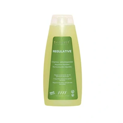 Imagen de TricoVIT Regulative Champú Antigrasa, Para Cabellos Grasos, Regula y Reduce la Aparición de Sebum, 100% Vegano, Sin Parabenos Ni Siliconas, 400 ml