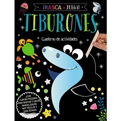 Imagen de ¡Rasca Y juega! Tiburones (Castellano A PARTIR DE 6 AÑOS MANIPULATIVOS (LIBROS PARA TOCAR JUGAR), POP UPS Otros libros)