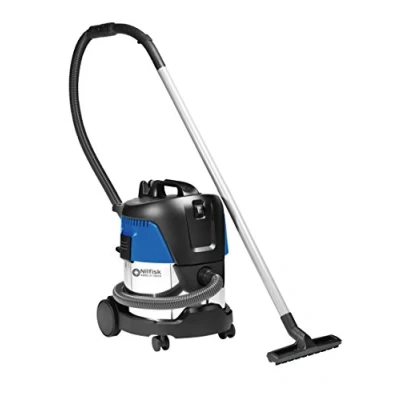 Imagen de Aspiradora Nilfisk Aero 21 01 Pc Inox (1250w, 16a, 230v, Tambor, Negro, Azul, Acero Inoxidable, 20l)