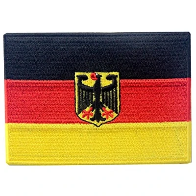 Imagen de Bandera alemana del escudo de armas Alemania Eagle Parche Bordado Aplicación con Plancha