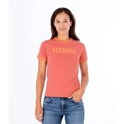 Imagen de Hurley W Oceancare Aloha SS tee,Mineral Red,XS