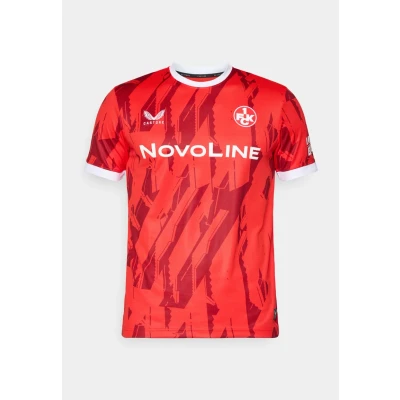 Imagen de Castore FC Kaiserslautern HOME Short Sleeve Shirt Equipación de clubes, Hombre, Talla: Small, Flame scarlet