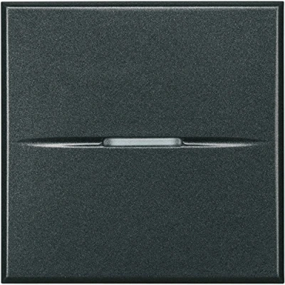 Imagen de Pulsador ancho Axial Bticino Axolute HS4005M2AN Antracita 2 modulos