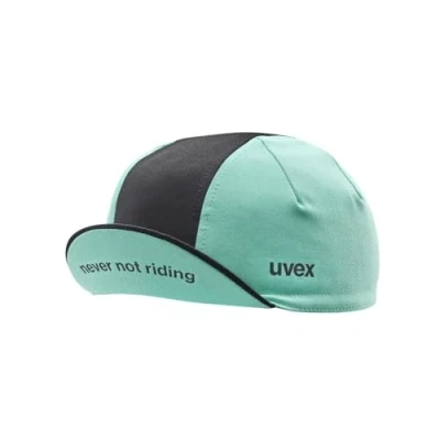 Imagen de uvex cycling cap gorra para bicicleta, transpirable y de secado rápido, protege del sol los insectos, aqua, black, S M