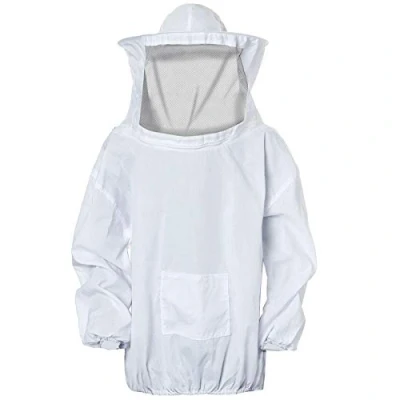 Imagen de FEIGO Traje de Apicultura Profesional Apicultura, Chaqueta, Chaqueta para Equipo con Sombrero Hombres y Mujeres