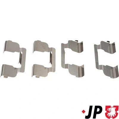 Imagen de JP GROUP 4364004210 Kit de accesorios, pastillas frenos Eje delantero RENAULT: CLIO 2, TWINGO 1, 19 I Hatchback, DACIA: Logan MCV