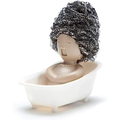 Imagen de Peleg Soap Opera Soporte para Esponja, Color Blanco