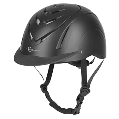 Imagen de Kerbl Cavalliero Nerron Vg 1 51 59 Shadow Casco de equitación, Color Negro, Unisex, 55 cm