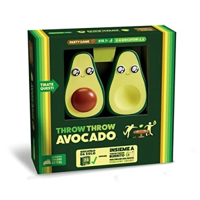 Imagen de Asmodee Throw Aguacate, Juego de Mesa, Divertido Party Game, 2 6 Jugadores, 7+ años, Edición en Italiano