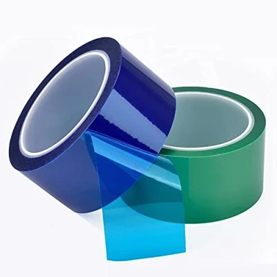 Imagen de KLVN Insulation Protection and Strong Electrolyte Resistance Heat Resistant Green Lithium Battery Adhesive Tape (Color : Blue, Size 30mm Wide)