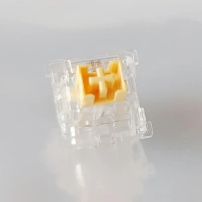 Imagen de DucKey OUTEMU Honey Peach Switch V2 RGB, Interruptor Lineal Silencioso Prelubricado Transparente para Teclado Mecánico (Size : 70PCS)