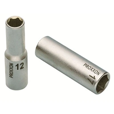 Imagen de PROXXON 23 367 Vasos Largos de 1,2, Longitud Total 79mm, multicolor, 24 mm