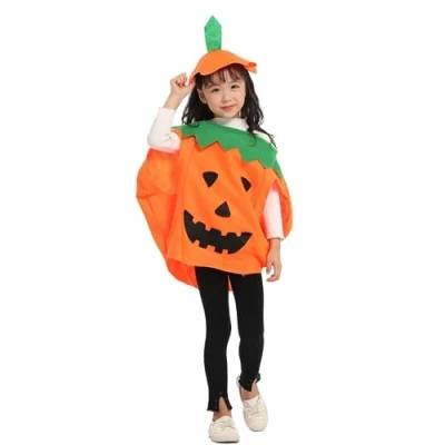 Imagen de disfraz de calabaza Halloween, calabaza, cosplay, ropa fiesta con gorro