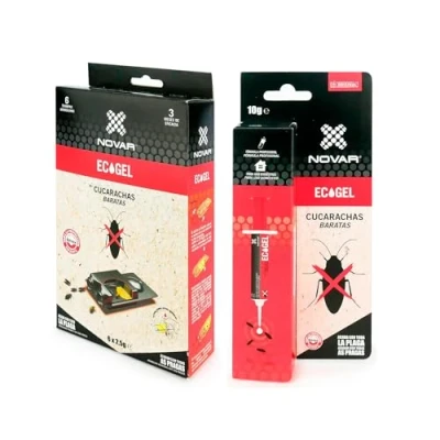 Imagen de ECOGEL Pack Trampa y Jeringuilla para Cucarachas Alta Eficacia con Insecticida Atrayente de Máxima Potencia Gran Poder aniquilador