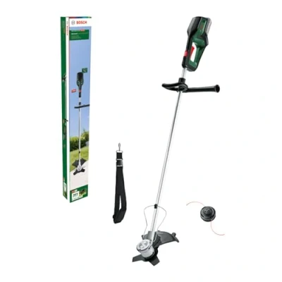 Imagen de Bosch desbrozadora a batería AdvancedBrushCut 36V 23 750 (para tareas de desbroce exigentes; sistema 36 voltios; diámetro corte: 33 cm (hilo), (cuchilla); 1 2,0 Ah, cargador)