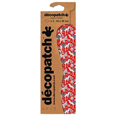 Imagen de Decopatch C826C Un bolsillo de 3 hojas papel impreso 30x40 cm, Camellos