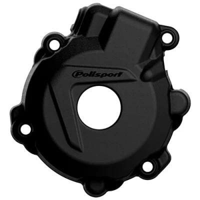 Imagen de POLISPORT 8461300001 Protector de tapa encendido fabricado en poliamida resistente a los impactos y la abrasión compatible con motocicletas KTM, Husqvarna color negro