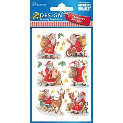 Imagen de Naklejki blyszczace Z Design Christmas Mikolaje: 52402