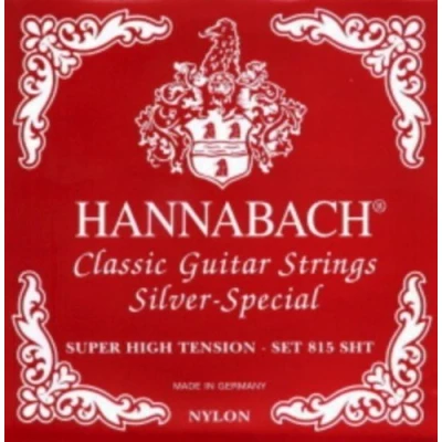 Imagen de CUERDAS GUITARRA CLASICA Hannabach (815/SHT) Roja (Juego Completo)