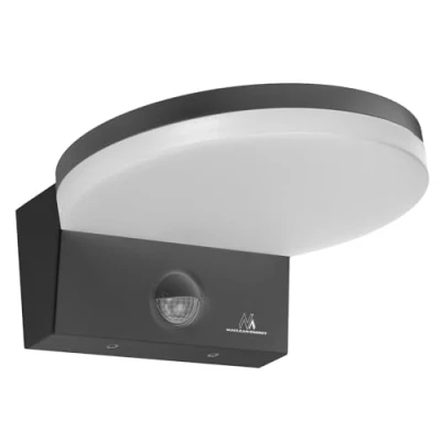 Imagen de Maclean MCE344 Aplique LED con Sensor de Movimiento PIR y Crepuscular para Exteriores e Interiores, 15W 1560lm Lámpara Exterior Impermeable IP65 4000K Blanco neutro (Gris)