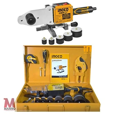 Imagen de Polifusor Ingco 1500 W 6 matrices soldador en kit para tubos de polipropileno