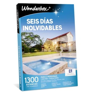 Imagen de WONDERBOX Caja Regalo Seis DÍAS INOLVIDABLES 550 estancias en España y Europa