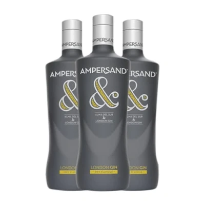 Imagen de Ginebra Ampersand Gin 70 cl (Caja de 3 Botellas cl)