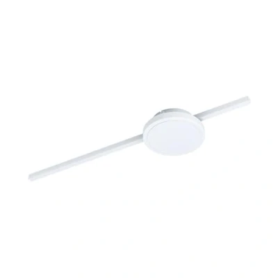 Imagen de Eglo LED lámpara de techo Sarginto, 2 llamas minimalista, salón metal, plástico en blanco, pasillo blanco cálido, redondo