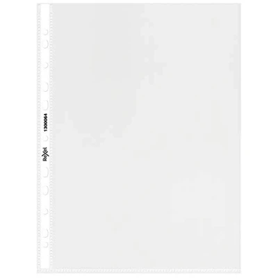 Imagen de Rexel Set de folios transparentes con abertura superior, formato A4, 100 unidades