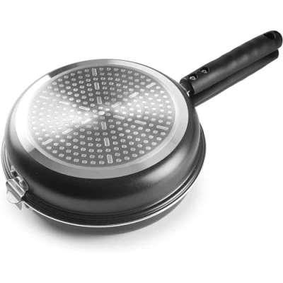 Imagen de IBILI Sarten tortilla patatas indubasic, 24 cms, Aluminio, Antiadherente, Apto para induccion
