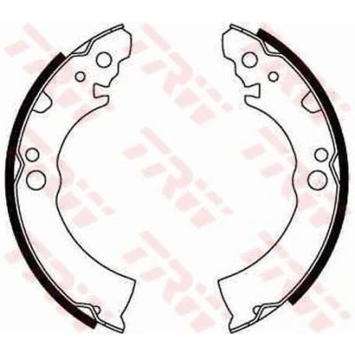 Imagen de TRW GS8157 Zapatas de Freno 180 28 AKEBONO