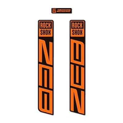 Imagen de STAR SAM Pegatinas Compatibles con horquilla bici Rock Shox Zeb 2021 Naranja 1 CMT