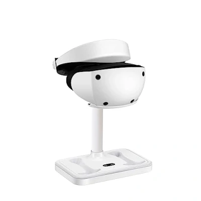Imagen de Base de Carga magnética con luz RGB para PS5 VR2 Gafas Auriculares Soporte Cargador (White)