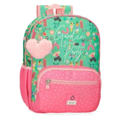 Imagen de Enso Garden Party Mochilas Preescolar, Mochila Escolar, Fabricada en Poliéster, Tirantes Anchos y Ajustables, Doble Compartimento.