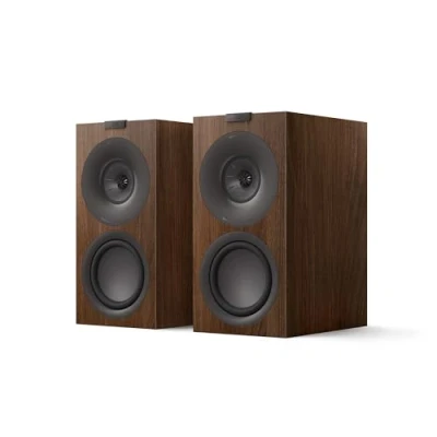 Imagen de KEF Q Concerto Meta Altavoces de sobremesa pasivos HiFi, Nogal Música Televisión y Home Cinema Gaming Reflector Graves tridireccional Transductor Uni 10cm con Mat LF 16,5cm