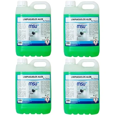 Imagen de MSU® Fregasuelos Limpiasuelos Aloe Vera. Envase 5 litros (4 x = 20 litros)