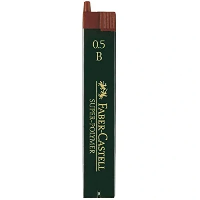 Imagen de FABER CASTELL 3 cajas de 12 minas para portaminas 0,5 mm Super Polymer 9065 S dureza B