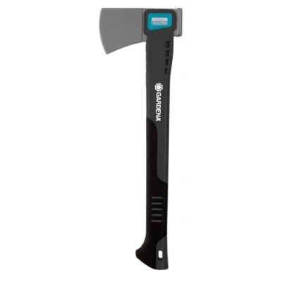 Imagen de Gardena hacha universal 1000 A: pequeña para talar árboles pequeños, entresacar y cortar leña, recubrimiento especial, Estándar, Longitud: 45 cm, Peso total: g