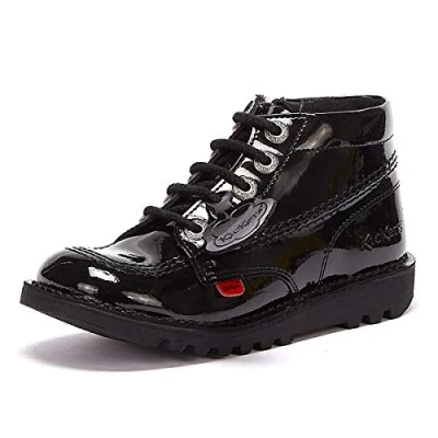 Imagen de Kickers Kick Hi Zip, Botas Cortas al Tobillo Unisex niños, Negro, 27 EU