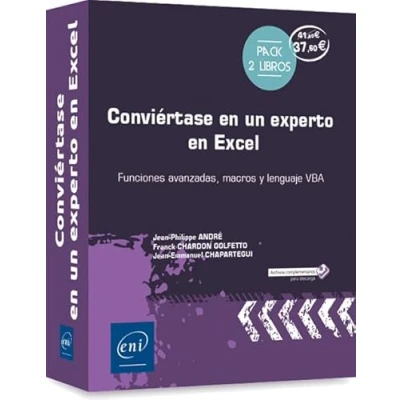 Imagen de Conviértase en un experto Excel: Funciones avanzadas, macros y lenguaje VBA (Pack Objetivo: Soluciones)